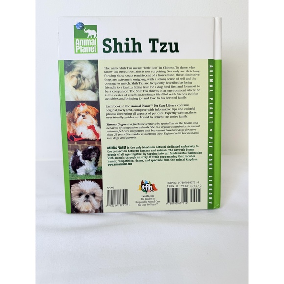 Animal Planet Shih Tzu Pet Care Training Grooming Health Hardcover Book - Picture 2 of 7